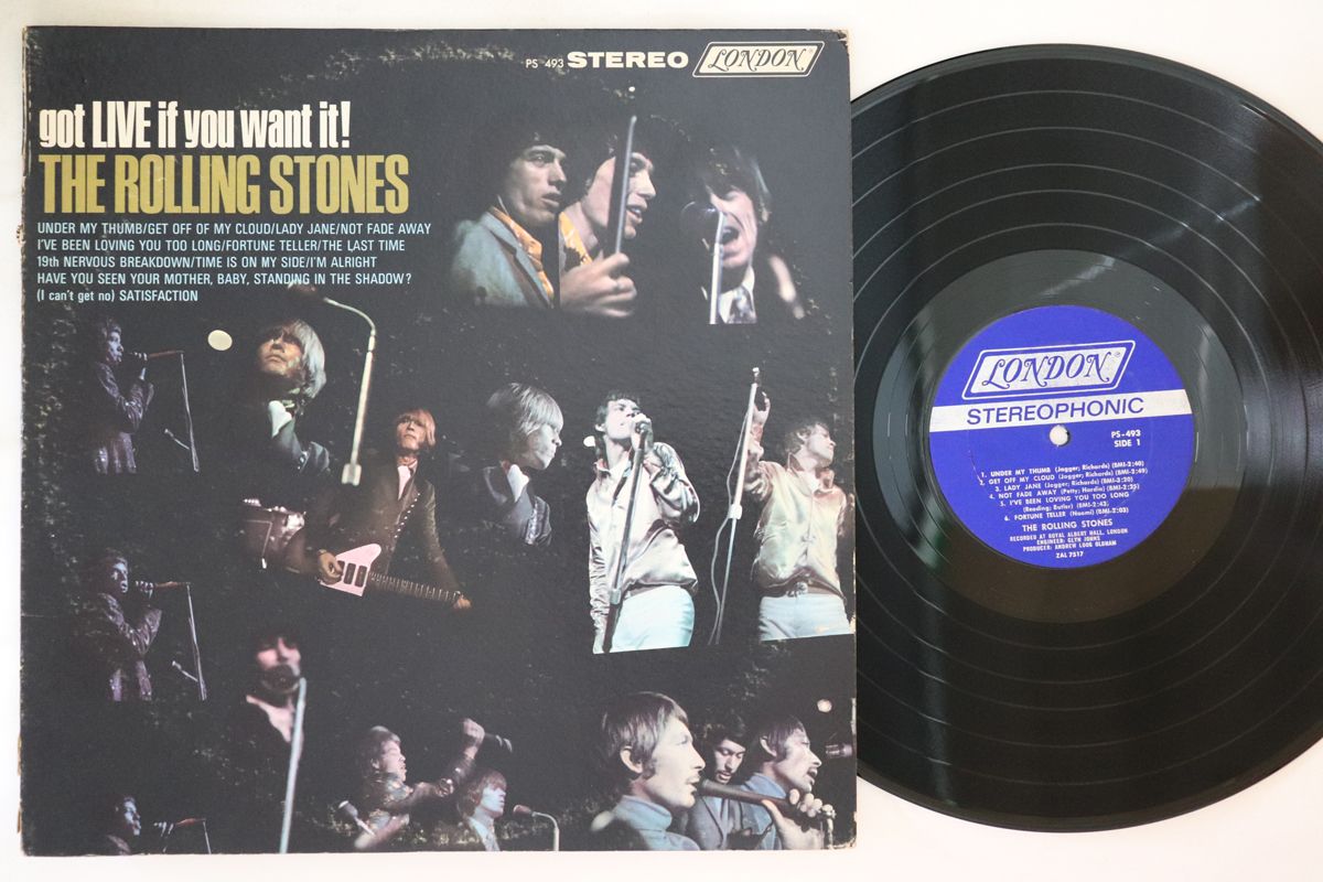 Rolling Stones Got Live If You Want It LP VG Used London PS493