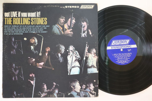 Rolling Stones Got Live If You Want It LP VG Used London PS493
