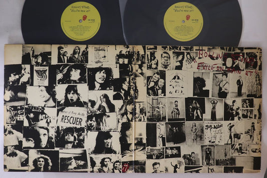 Rolling Stones Exile on Main St. 2LP VG + Cover, Obi-Free Used