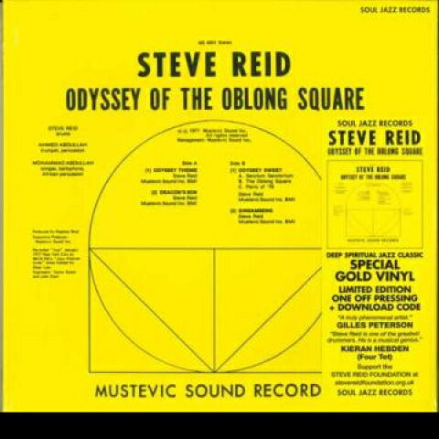 Steve Reid Odyssey LP Soul Jazz UK SJRLP514C Used