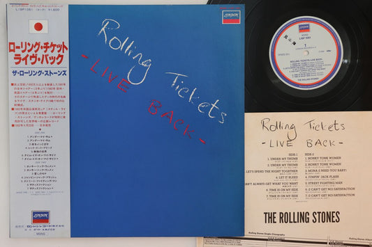 Rolling Stones LP Tickets Live Back London Vinyl Promo Used Excellent