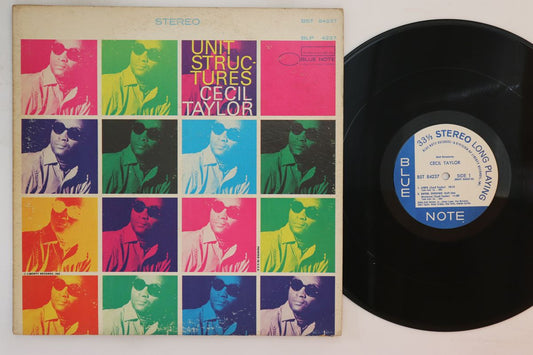 Cecil Taylor Unit Structures Blue Note LP VG Record, No Obi, Used