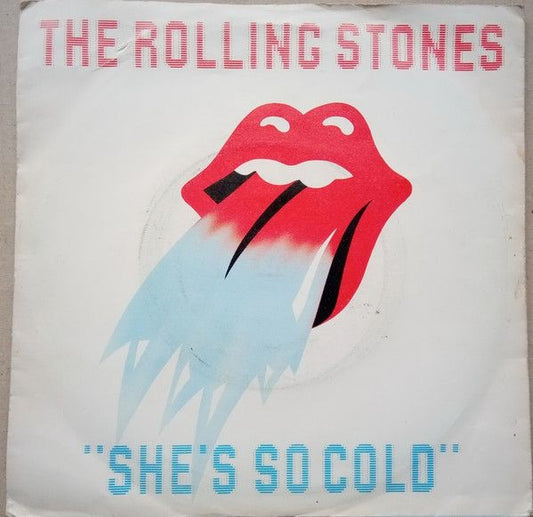 Rolling Stones She's So Cold 7" Record VG Used RSR106