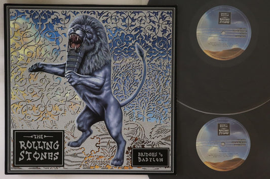 Rolling Stones Bridges To Babylon 2LP Virgin VG Used Music Record
