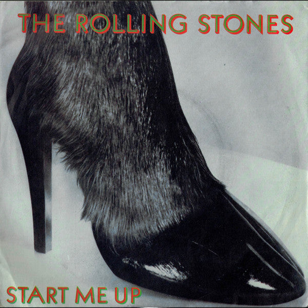 Rolling Stones Start Me Up 7" Vinyl VG Used No Cover RSR108