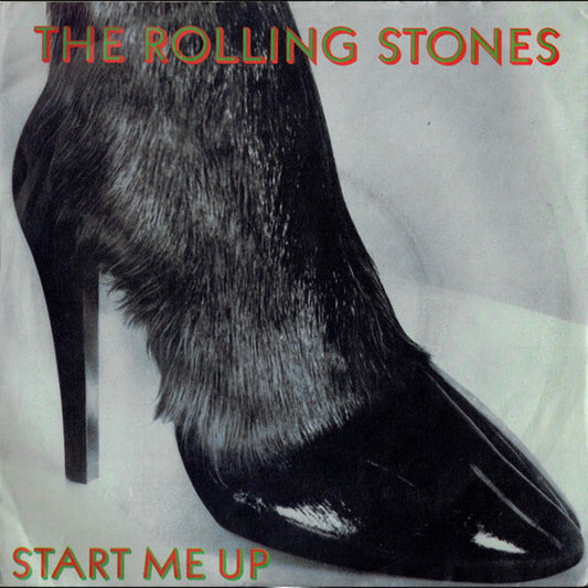 Rolling Stones Start Me Up 7" Vinyl VG Used No Cover RSR108