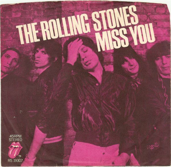 Rolling Stones Miss You Far Away Eyes 7" Vinyl VG Used RS19307