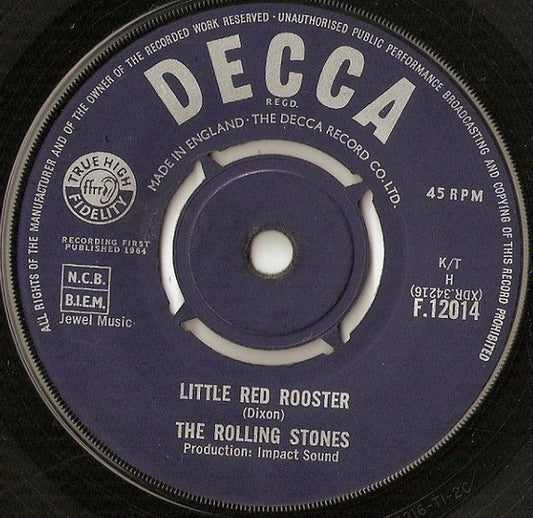 Rolling Stones Little Red Rooster 7" Decca VG Used No Obi Record