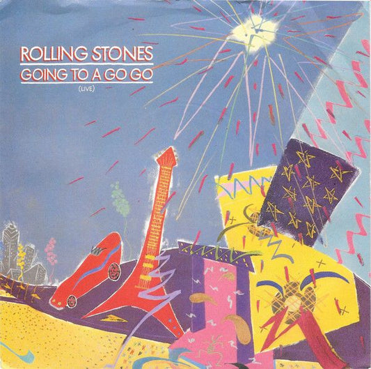 Rolling Stones 7" Going To A Go Go Live VG Record RSR110 No Cover Used