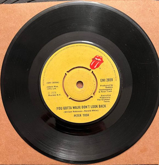Peter Tosh You Gotta Walk 7" Vinyl EMI Rolling Stones Used VG