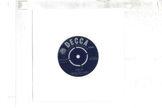 Rolling Stones Come On / I Want To Be Loved 7" Decca VG Used Record