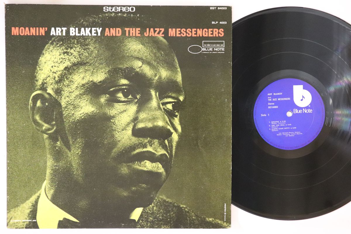 Art Blakey Jazz Messengers Moanin LP Blue Note VG Used Record