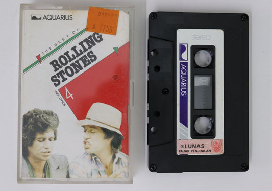 Rolling Stones Best Of Cassette Tape Aquarius 58019 Used VG