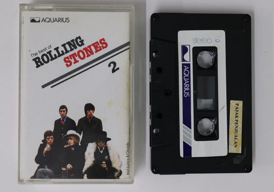 Rolling Stones Best Of Cassette Tape Aquarius 58017 Used VG