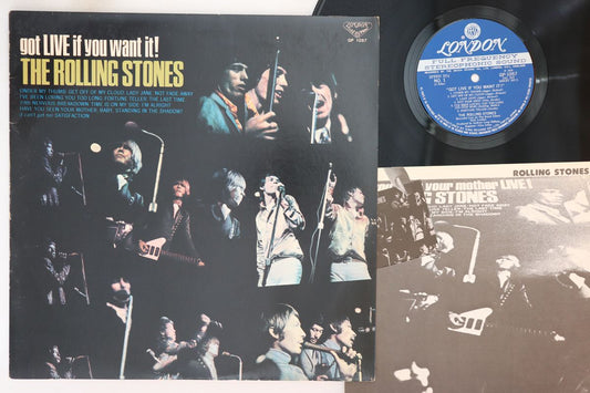 Rolling Stones Got Live If You Want It LP London EX/VG with Insert