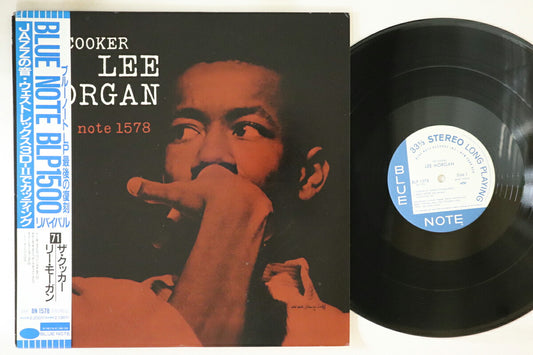 Lee Morgan Cooker Blue Note LP Record EX/VG with Cover & Inner Hunter