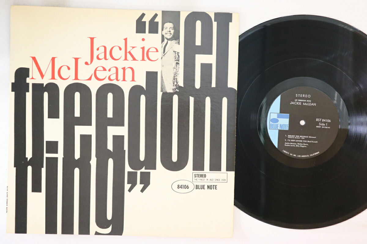 Jackie Mclean Let Freedom Ring Blue Note LP VG Used No Obi
