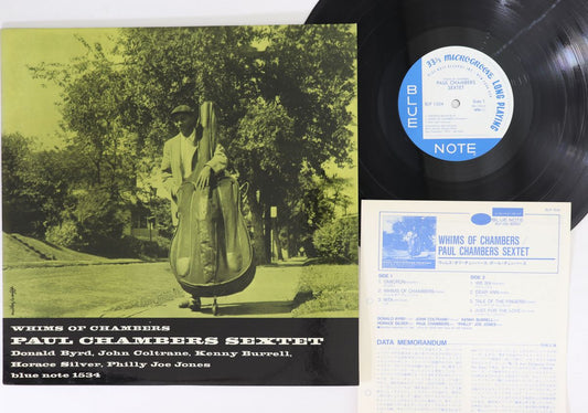 Paul Chambers Whims of Blue Note BLP1534 VG LP w/Inner Sleeve, No Obi