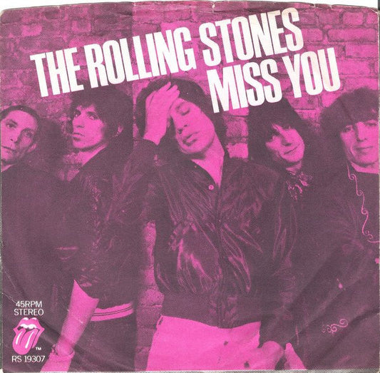 Rolling Stones Miss You 7" Vinyl VG Plain Cover No Obi RS19307 Used