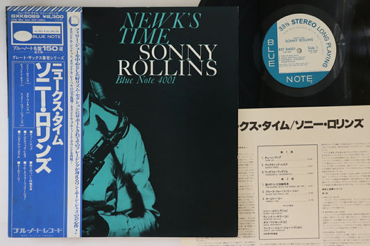 Sonny Rollins Newk’s Time LP Blue Note VG+ Vinyl & Jacket with Obi