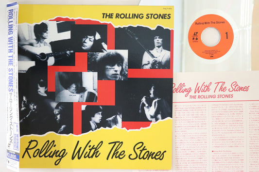 Rolling Stones Rolling With The Stones Laserdisc FHLF1019, VG/VG, Used