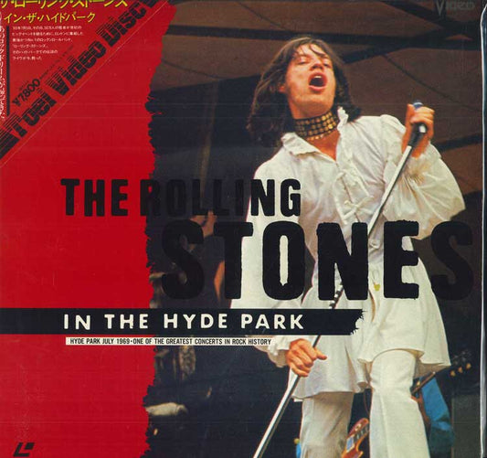 Rolling Stones In The Hyde Park Laserdisc TOEI VG Cover & Disc