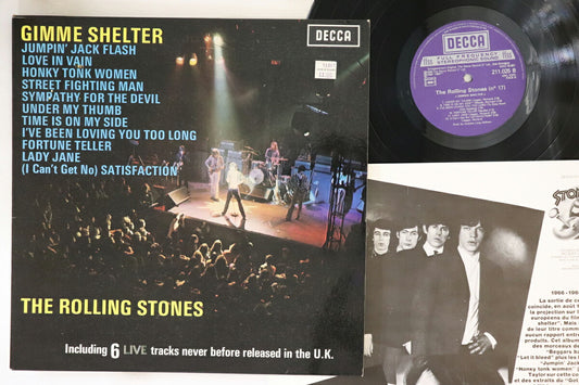 Rolling Stones Gimme Shelter LP Decca VG/VG with Insert Used