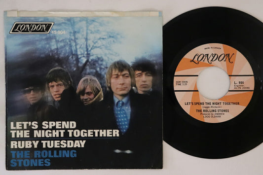 Rolling Stones Let's Spend The Night Together 7" London Records VG Used