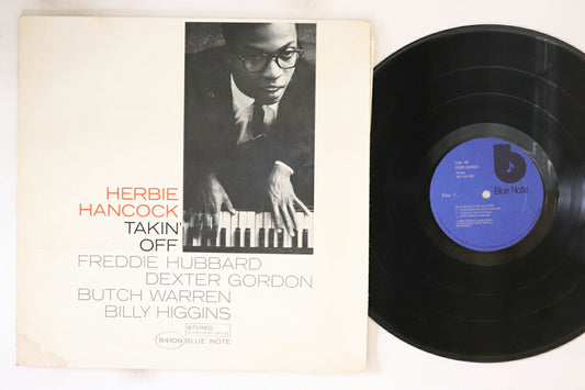 Herbie Hancock Takin' Off LP Blue Note Van Gelder Stereo VG Used