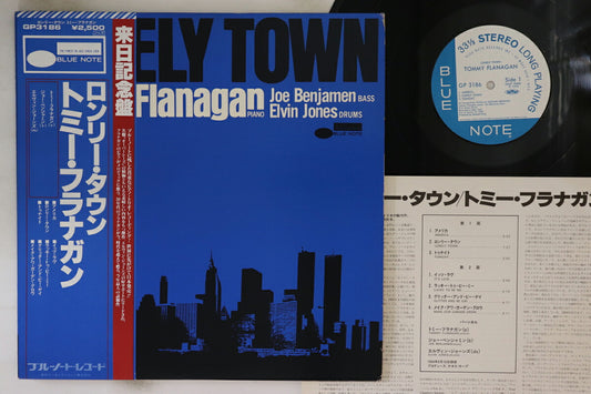 Tommy Flanagan Lonely Town Blue Note 12" LP EX/VG with Obi, Gatefold, Original