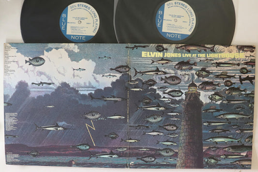 Elvin Jones Live At The Lighthouse Blue Note 2LP VG Used Record Album