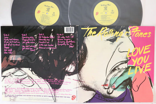 Rolling Stones Love You Live 2LP Record VG Used No Obi with Insert