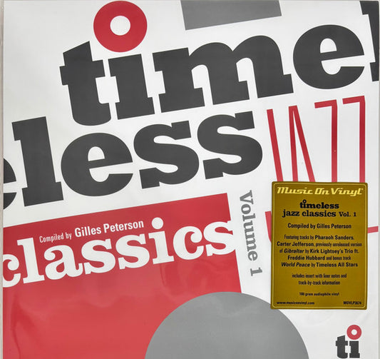 Various Artists Timeless Jazz Classics Vol 1 LP Vinyl Music On Vinyl M