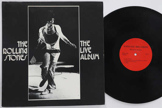 Rolling Stones The Live Album LP VG Record Fanatic Records 10001 Used
