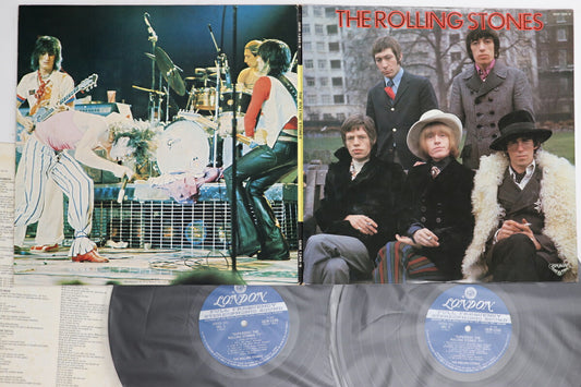 Rolling Stones 2LP London GEM12456 Vinyl Record EX/VG with Insert