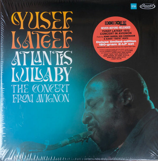 Yusef Lateef Atlantis Lullaby Concert from Avignon 2LP Vinyl NM