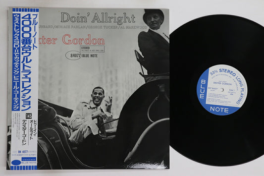 Dexter Gordon Doin' Allright LP Blue Note BN4077 VG/NM Used