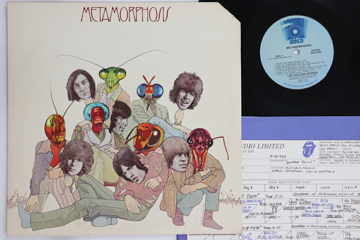 Rolling Stones Metamorphosis LP Record ABKCO VG Used