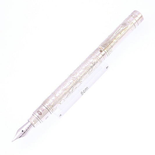 Yard O Led Red Fountain Pen Viceroy Pocket Victorian Used 18K F 110mm