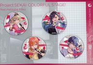 Vivid Bad Squad Can Badge Set of 4 Project Sekai Colorful Stage Used