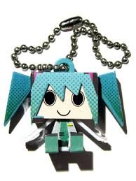 Hatsune Miku Graphig Charm Figure Mascot Gacha Capsule Toy Used