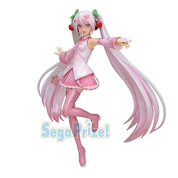 Sega Hatsune Miku Sakura InchVer.2 Super Premium Figure Used