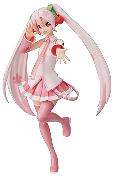Hatsune Miku Sakura Ver.3 Super Premium Figure Used Sega Collectible Doll