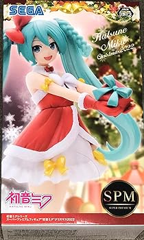 Sega Hatsune Miku Super Premium Figure Christmas 2022 Used Collectible
