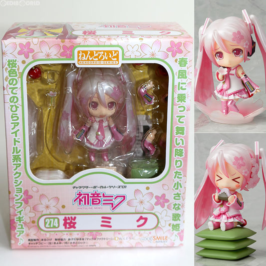 Nendoroid Fig 274 Sakura Miku Vocaloid Movable Figure Used, Box intact