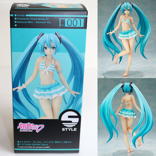 Fig S-Style Hatsune Miku Swimsuit 1/12 Figure Used Vocal Series 01