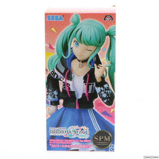 Hatsune Miku Figure World Street Project Colorful Stage Used Toys with Box
