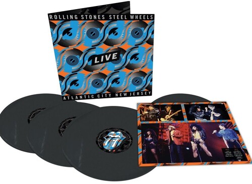 Rolling Stones Steel Wheels Live LP 180g Import, Jacket S/O