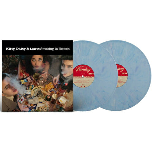 Kitty Daisy Lewis Smoking In Heaven Ltd Blue Smoke Vinyl 2LP Used