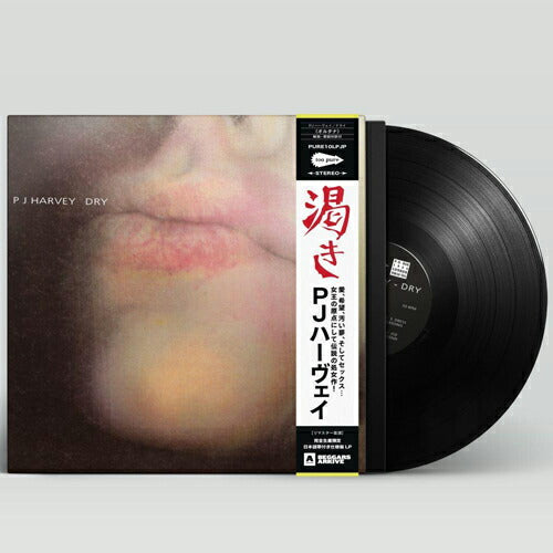 Pj Harvey Dry Ltd Vinyl with Japanese Obi, Lyrics & Commentary Included